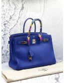 (LIKE NEW) 2011 HERMES BIRKIN 35 TOP HANDLE BAG -FULL SET-