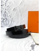 (LIKE NEW) HERMES TONIGHT COLOR BELT BUCKLE & REVERSIBLE LEATHER STRAP SIZE 115 -FULL SET-