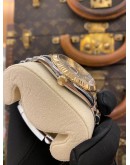 (BRAND NEW) 2024 ROLEX DATEJUST 41 REF 126333 JUBILEE HALF 18K 750 YELLOW GOLD SILVER DIAL 41MM AUTOMATIC WATCH -FULL SET-