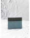 (LIKE NEW) CHRISTIAN DIOR CARO FREESIA CARD HOLDER CLOUD BLUE SUPPLE CANNAGE CALFSKIN