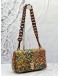 (LIKE NEW) BURBERRY FABRIC MONOGRAM QUILTED TB RESIN CHAIN LOLA BAG MULTICOLOR 