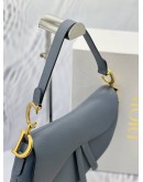 (LIKE NEW) CHRISTIAN DIOR SADDLE BAG IN SKY BLUE -FULL SET- 
