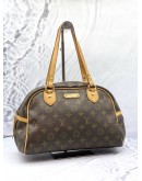 LOUIS VUITTON MONTORGUEIL PM MONOGRAM CANVAS SHOULDER BAG