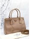 PRADA PINK GALLERIA SAFFIANO LUX LEATHER MEDIUM HANDLE BAG WITH ADJUSTABLE STTRAP 