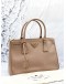 PRADA PINK GALLERIA SAFFIANO LUX LEATHER MEDIUM HANDLE BAG WITH ADJUSTABLE STTRAP 