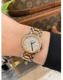 2019 LONGINES PRIMALUNA DIAMOND HALF 18K 750 ROSE GOLD REF L8.112.5.89.6 MOTHER OF PEARL DIAL 30MM QUARTZ WATCH