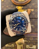 (UNUSED) 2017 OMEGA SEAMASTER PLANET OCEAN TITANIUM 600M CO-AXIAL CHRONOMETER REF 232.92.46.21.03.001 BLUE DIAL 45.5MM AUTOMATIC WATCH -FULL SET-