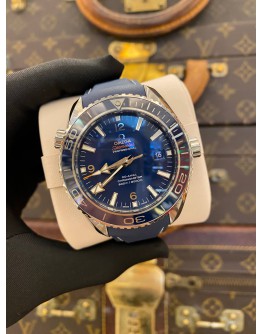 (UNUSED) 2017 OMEGA SEAMASTER PLANET OCEAN TITANIUM 600M CO-AXIAL CHRONOMETER REF 232.92.46.21.03.001 BLUE DIAL 45.5MM AUTOMATIC WATCH -FULL SET-