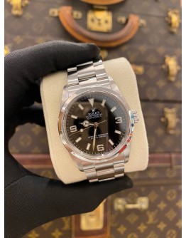 2004 ROLEX OYSTER PERPETUAL EXPLORER REF 114270 BLACK DIAL 36MM AUTOMATIC WATCH -FULL SET-