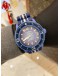 (BRAND NEW) 2024 SWATCH x BLANCPAIN SCUBA FIFTY FATHOMS ATLANTIC OCEAN REF SO35A100 PURPLE DIAL 42.3MM AUTOMATIC WATCH -FULL SET-