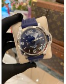 (LIKE NEW) 2024 PANERAI LUMINOR MARINA BLU PROFONDO REF PAM01157 BLUE DIAL 44MM AUTOMATIC WATCH -FULL SET-