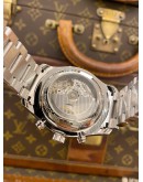 (UNUSED) 2024 LONGINES MASTER COLLECTION MOONPHASE CHRONOGRAPH REF L2.773.4.78.6 WHITE DIAL 42MM AUTOMATIC WATCH -FULL SET-