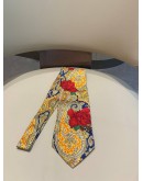 HUGO BOSS FLORAL PRINT SILK TIE