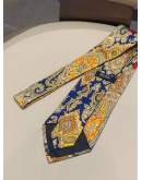 HUGO BOSS FLORAL PRINT SILK TIE