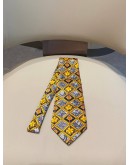 CHRISTIAN LACROIX FLORAL LATTICE SILK TIE