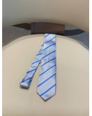 PRADA STRIPES SILK TIE