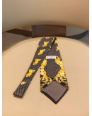 GIANNA VERSACE COUTURE SILK TIE BAROQUE PRINT
