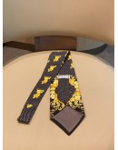 GIANNA VERSACE COUTURE SILK TIE BAROQUE PRINT