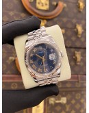 (LIKE NEW) 2019 ROLEX DATEJUST 36 REF 116234 JUBILEE BLUE CHAMPAGNE COMPUTER ROMAN NUMERAL DIAL 36MM AUTOMATIC WATCH