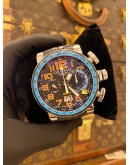 2020 GRAHAM SILVERSTONE STOWE RACING GULF BLUE GMT LIMITED EDITION WORLDWIDE 500PCS REF 2BLDC.B13A BLACK DIAL 48MM AUTOMATIC WATCH