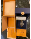 (BRAND NEW) 2022 LOUIS VUITTON LADY TAMBOUR MONOGRAM 34MM QUARTZ WATCH -FULL SET-