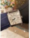 (LIKE NEW) 2022 FRANCK MULLER MASTER SQUARE REF 6002 K QZ V SILVER DIAL 42MM QUARTZ WATCH -FULL SET-
