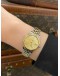 (LIKE NEW) 2024 LONGINES FLAGSHIP HALF 18K 750 YELLOW GOLD REF L4.274.3.37.7 GOLD DIAMOND DIAL 26MM AUTOMATIC WATCH -FULL SET-