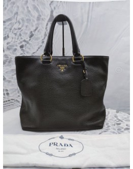 Prada Vitello Phenix Baltico Flap Crossbody Bag