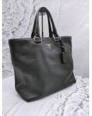 PRADA VITELLO PHENIX TOTE NERO SHOULDER BAG 