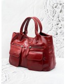 TOD'S PATENT LEATHER TOTE BAG 