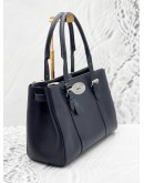 MULBERRY BAYSWATER GRAINED CALFSKIN LEATHER DOUBLE ZIP TOTE BAG