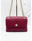 KATE SPADE QUILTED CALFSKIN LEATHER CHAIN SHOULDER BAG