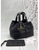 CHRISTIAN DIOR TOUJOURS BAG IN BLACK MACROCANNAGE CALFSKIN LEATHER