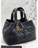 CHRISTIAN DIOR TOUJOURS BAG IN BLACK MACROCANNAGE CALFSKIN LEATHER