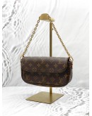 LOUIS VUITTON IVY WALLET ON CHAIN IN BROWN MONOGRAM CANVAS