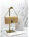 CHRISTIAN DIOR DIORAMA WALLET ON CHAIN IN BEIGE PATENT LEATHER -FULL SET-