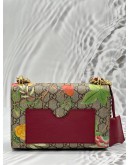 GUCCI TIAN PADLOCK SHOULDER BAG IN MULTICOLOR GG SUPREME CANVAS