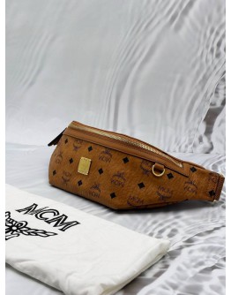 MCM FURSTEN BELT BAG IN COGNAC VISETOS LEATHER