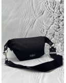 VALENTINO GARAVANI VLTN STAR BELT BAG IN BLACK NYLON