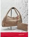 BALLY BRAIDED SHOULDER BAG IN BEIGE LEATHER