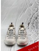 GUCCI FLASHTREK SNEAKERS SIZE 8.5 IN WHITE