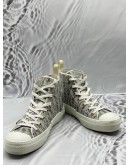 CHRISTIAN DIOR B23 HIGH TOP SNEAKERS SIZE 42 IN BLUE WITH OFF WHITE
