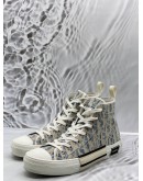 CHRISTIAN DIOR B23 HIGH TOP SNEAKERS SIZE 42 IN BLUE WITH OFF WHITE