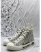 CHRISTIAN DIOR B23 HIGH TOP SNEAKERS SIZE 42 IN BLUE WITH OFF WHITE