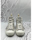 CHRISTIAN DIOR B23 HIGH TOP SNEAKERS SIZE 42 IN BLUE WITH OFF WHITE