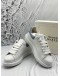 (LIKE NEW) ALEXANDER MCQUEEN OVERSIZED SNEAKERS SIZE 41.5 IN WHITE WITH BLUE
