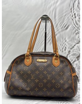 LOUIS VUITTON MONTORGUEIL PM IN BROWN MONOGRAM CANVAS