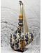 CHRISTIAN DIOR SADDLE IN BLUE RAFFIA EFFECT OBLIQUE JACQUARD 