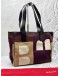 BALLY GEOMETRIC TOTE BAG IN MULTICOLOR CANVAS WITH LEATHER
