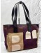 BALLY GEOMETRIC TOTE BAG IN MULTICOLOR CANVAS WITH LEATHER